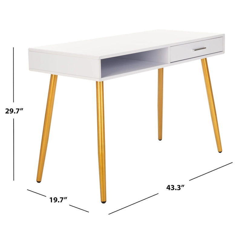 Bureau moderne Mid-Century Safavieh Zeta