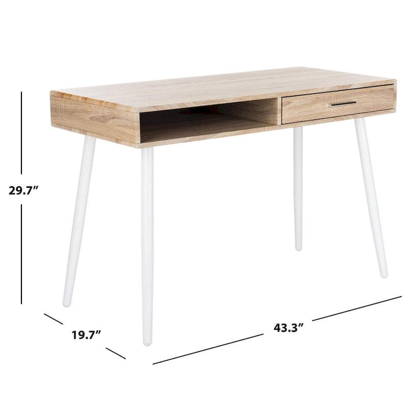 Bureau moderne Mid-Century Safavieh Zeta