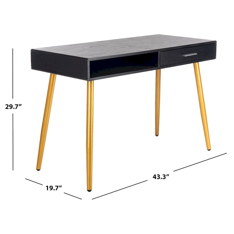 Bureau moderne Mid-Century Safavieh Zeta