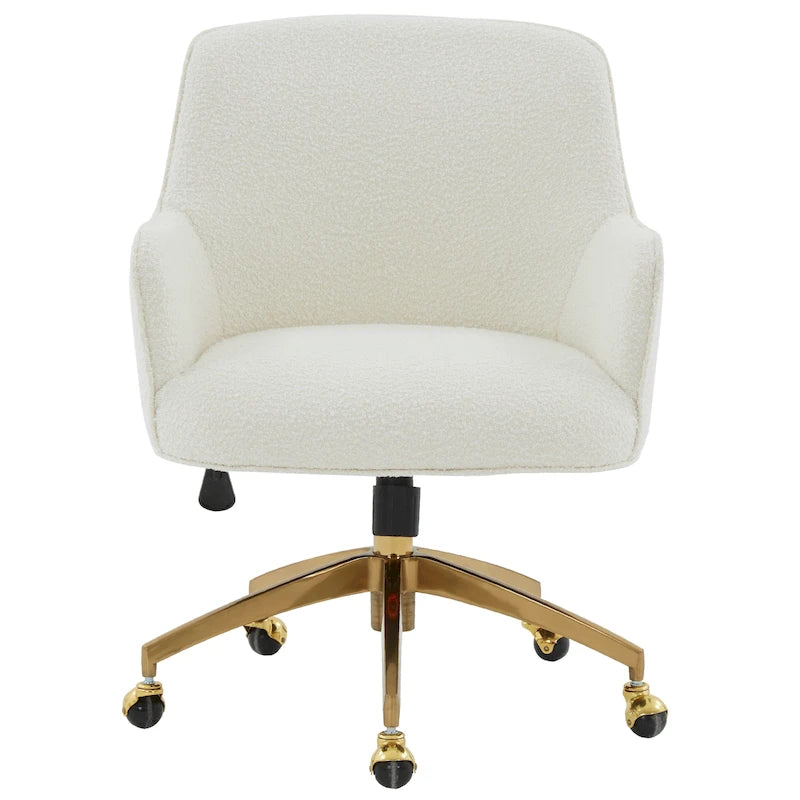 SAFAVIEH Couture Chaise de bureau pivotante réglable Gregg - 26,5 L x 27,8 P x 33,3 H - 26Lx28Px35H