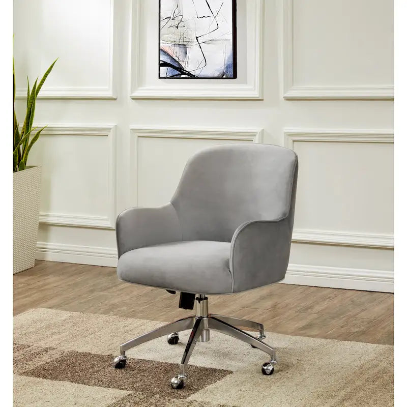 SAFAVIEH Couture Gregg Adjustable Swivel Desk Chair - 26.5 W x 27.8 L x 33.3 H - 26Wx28Dx35H