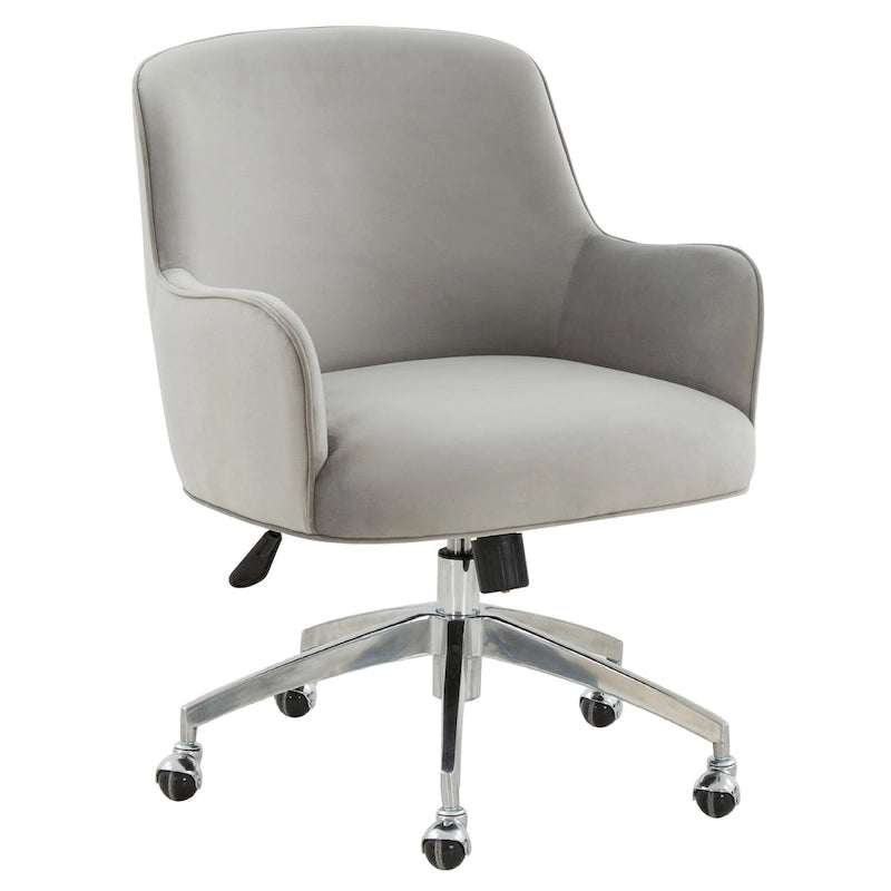 SAFAVIEH Couture Chaise de bureau pivotante réglable Gregg - 26,5 L x 27,8 P x 33,3 H - 26Lx28Px35H