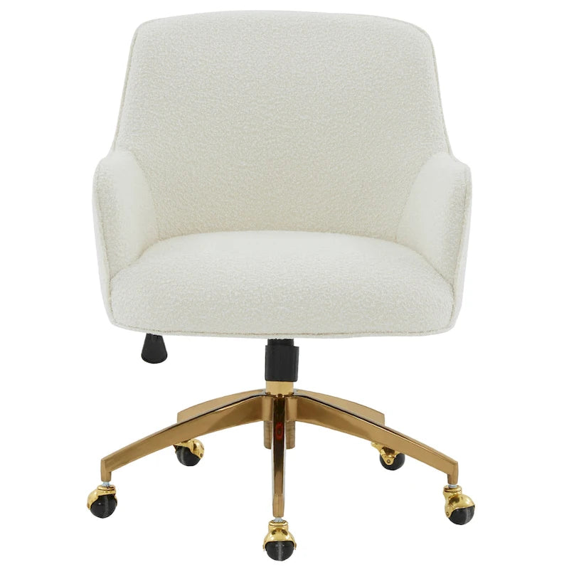 SAFAVIEH Couture Chaise de bureau pivotante réglable Gregg - 26,5 L x 27,8 P x 33,3 H - 26Lx28Px35H