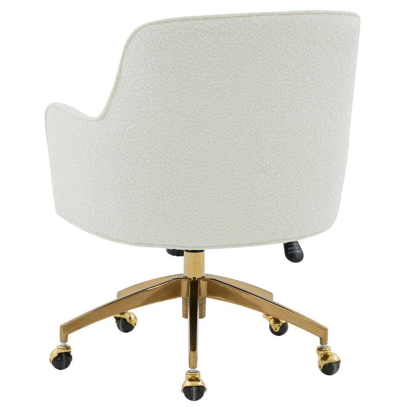 SAFAVIEH Couture Chaise de bureau pivotante réglable Gregg - 26,5 L x 27,8 P x 33,3 H - 26Lx28Px35H