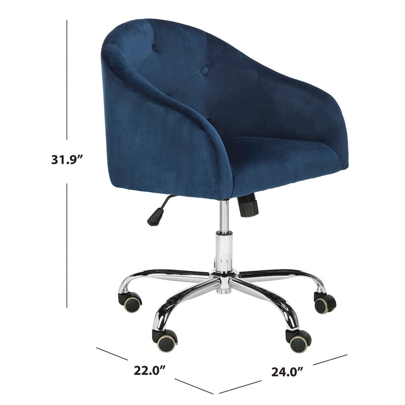 Chaise de bureau pivotante et réglable Safavieh Hugrin - 24inx22inx35in (LxPxH)