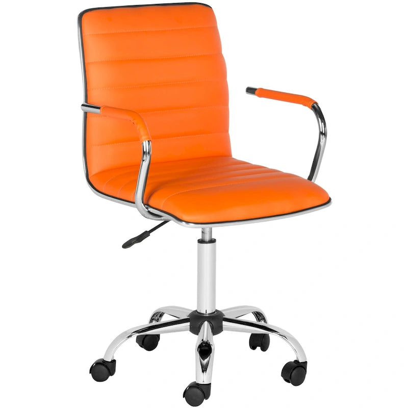 SAFAVIEH Kendra Chaise de Bureau Ajustable Blanche - 22.4 x 19.9 x 35.9 - 22.4 x 19.9 x 35.9 - 22Wx23Px40H
