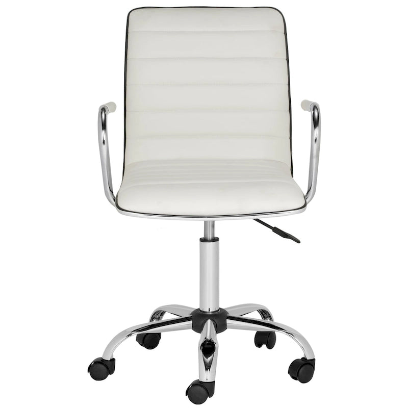 SAFAVIEH Kendra Chaise de Bureau Ajustable Blanche - 22.4 x 19.9 x 35.9 - 22.4 x 19.9 x 35.9 - 22Wx23Px40H