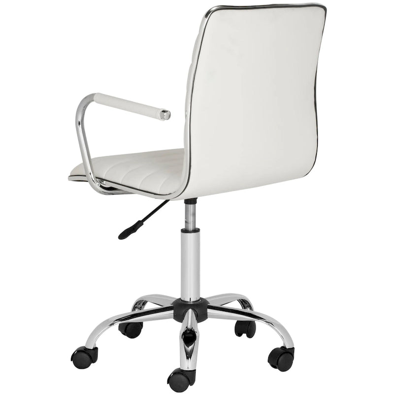 SAFAVIEH Kendra Chaise de Bureau Ajustable Blanche - 22.4 x 19.9 x 35.9 - 22.4 x 19.9 x 35.9 - 22Wx23Px40H