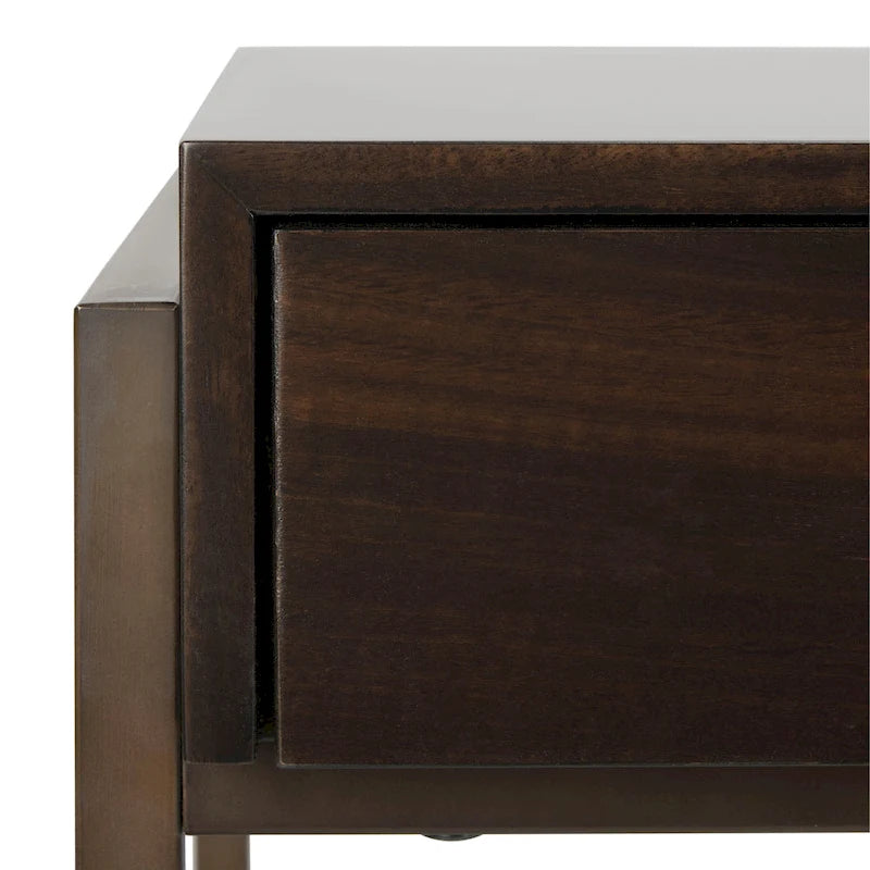 Bureau d'écriture eucalyptus fumé 3 tiroirs Radunka SAFAVIEH Couture
