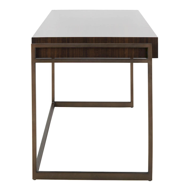 Bureau d'écriture eucalyptus fumé 3 tiroirs Radunka SAFAVIEH Couture