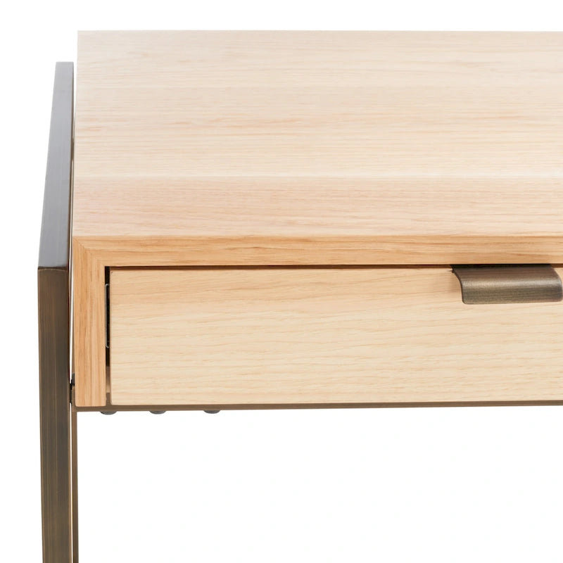 Bureau d'écriture eucalyptus fumé 3 tiroirs Radunka SAFAVIEH Couture