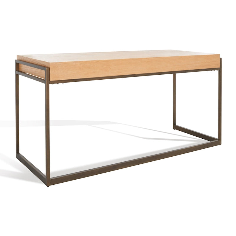 Bureau d'écriture eucalyptus fumé 3 tiroirs Radunka SAFAVIEH Couture