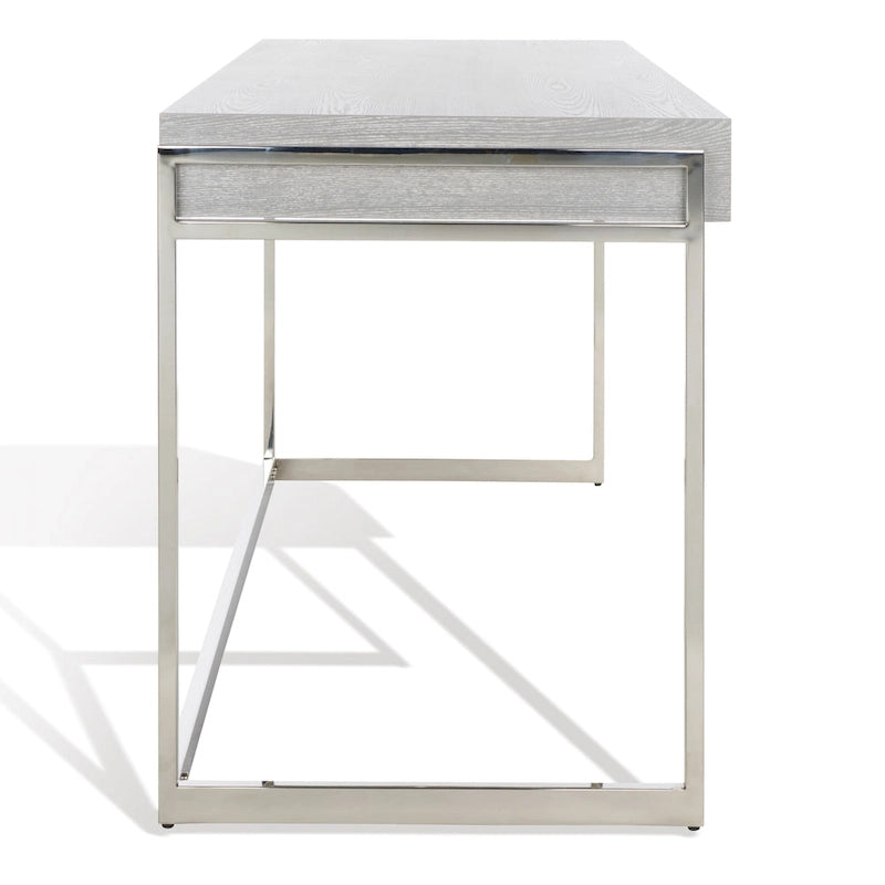 Bureau d'écriture eucalyptus fumé 3 tiroirs Radunka SAFAVIEH Couture