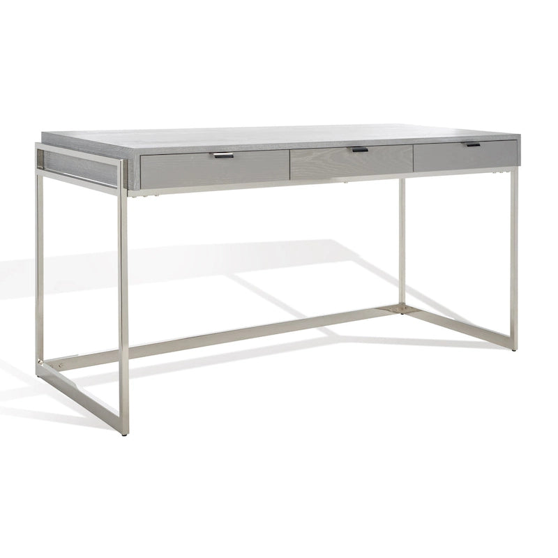 Bureau d'écriture eucalyptus fumé 3 tiroirs Radunka SAFAVIEH Couture
