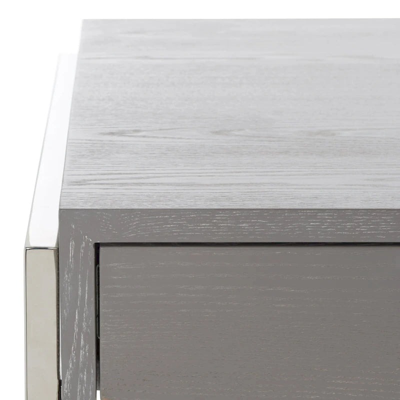 Bureau d'écriture eucalyptus fumé 3 tiroirs Radunka SAFAVIEH Couture