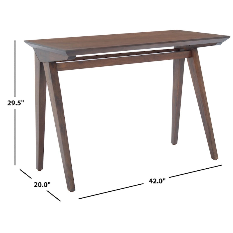 Bureau Safavieh Gwen en bois d'acajou