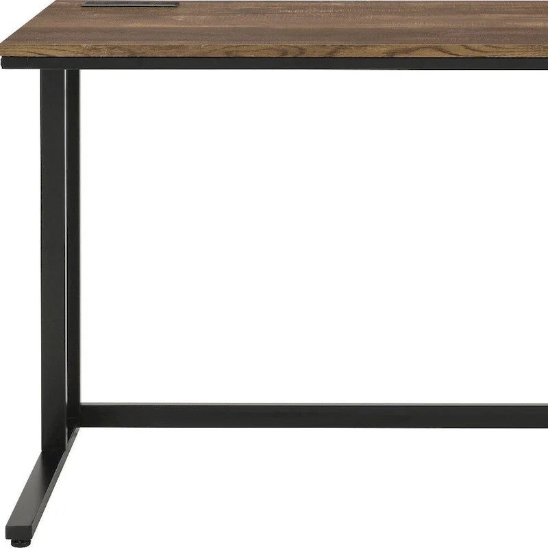47 Bureau d'écriture brun et noir