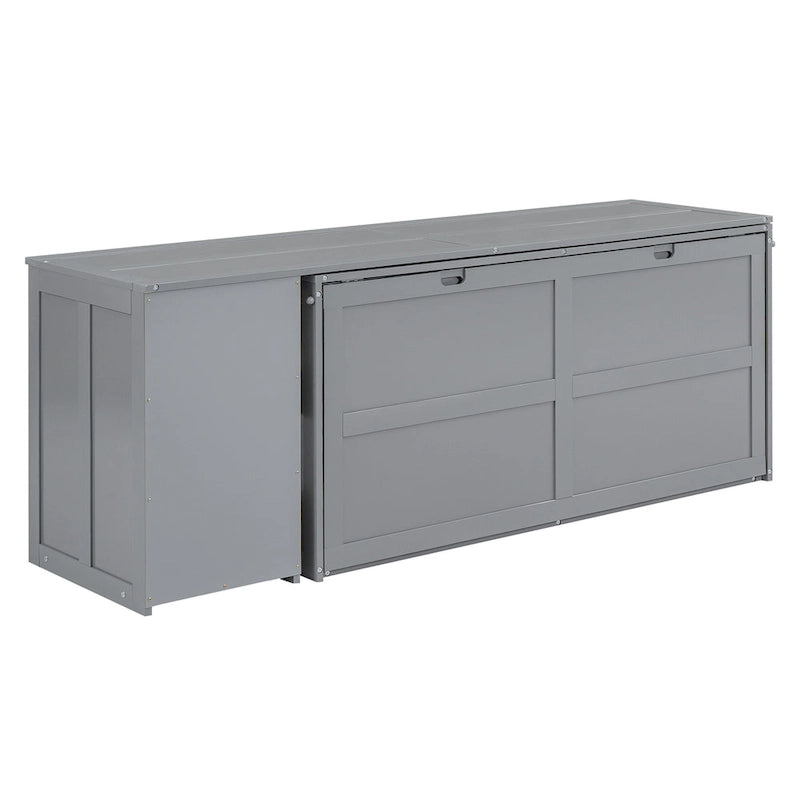 Lit escamotable queen size avec bureau pivotant