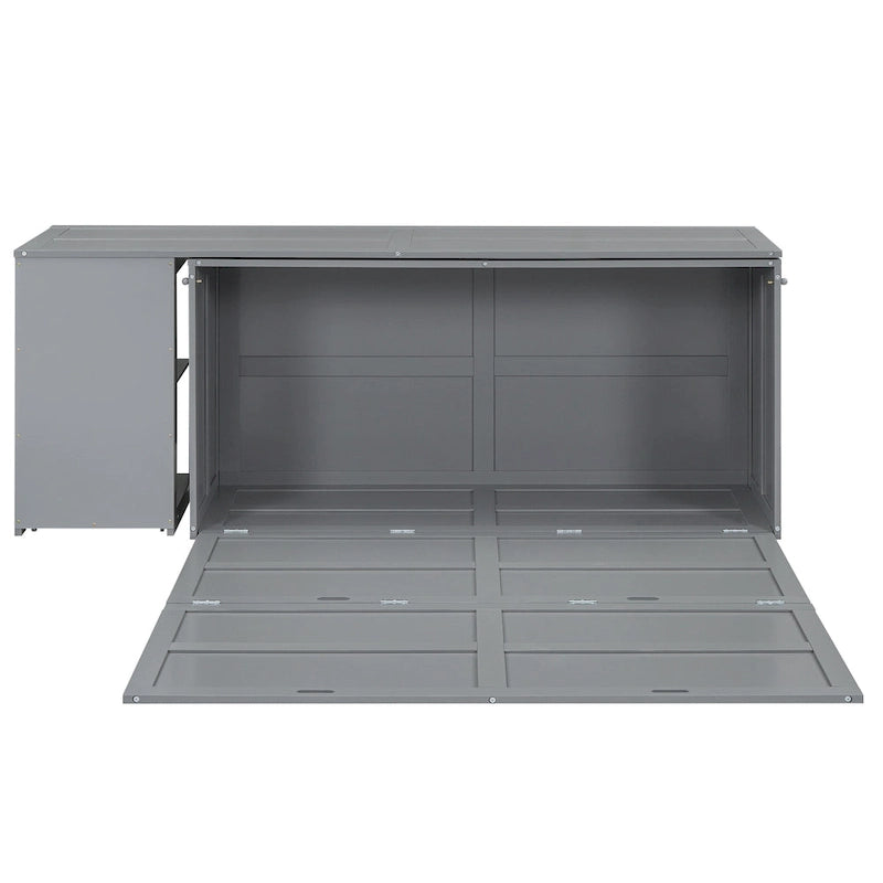 Lit escamotable queen size avec bureau pivotant