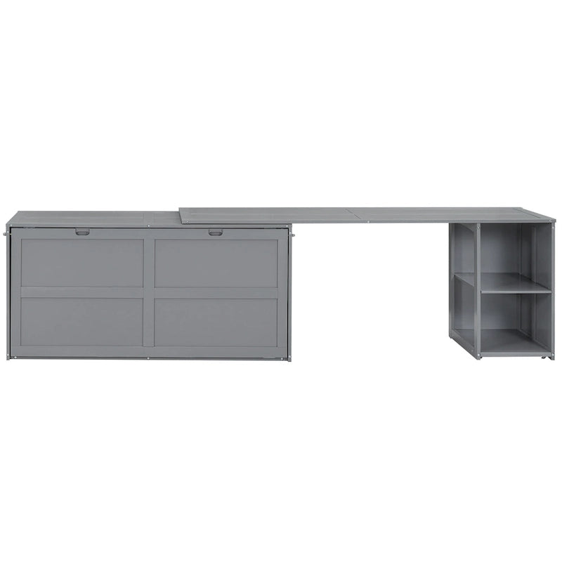 Lit escamotable queen size avec bureau pivotant