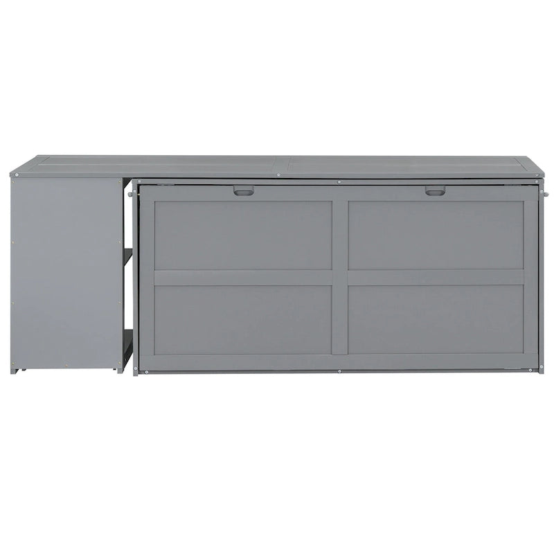 Lit escamotable queen size avec bureau pivotant