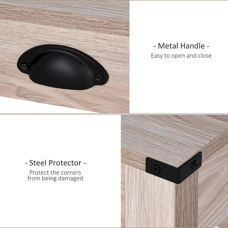 Bureau d'écriture moderne avec tiroir de rangement et surface de travail spacieuse pour le bureau à domicile ou les espaces de travail de chambre à coucher