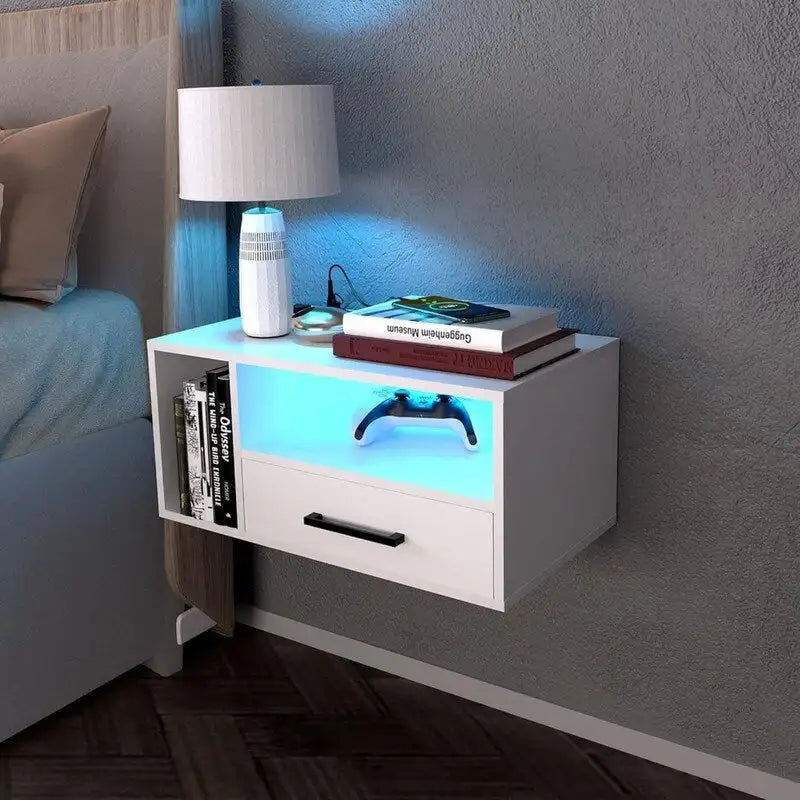 Table de chevet suspendue