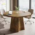 Table de conférence ronde pour 4 à 6 personnes, table de réunion de 120 cm