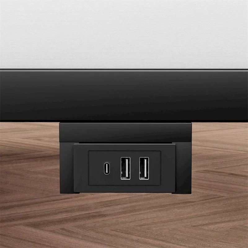 Lit flottant King Size avec lumières LED et station de recharge