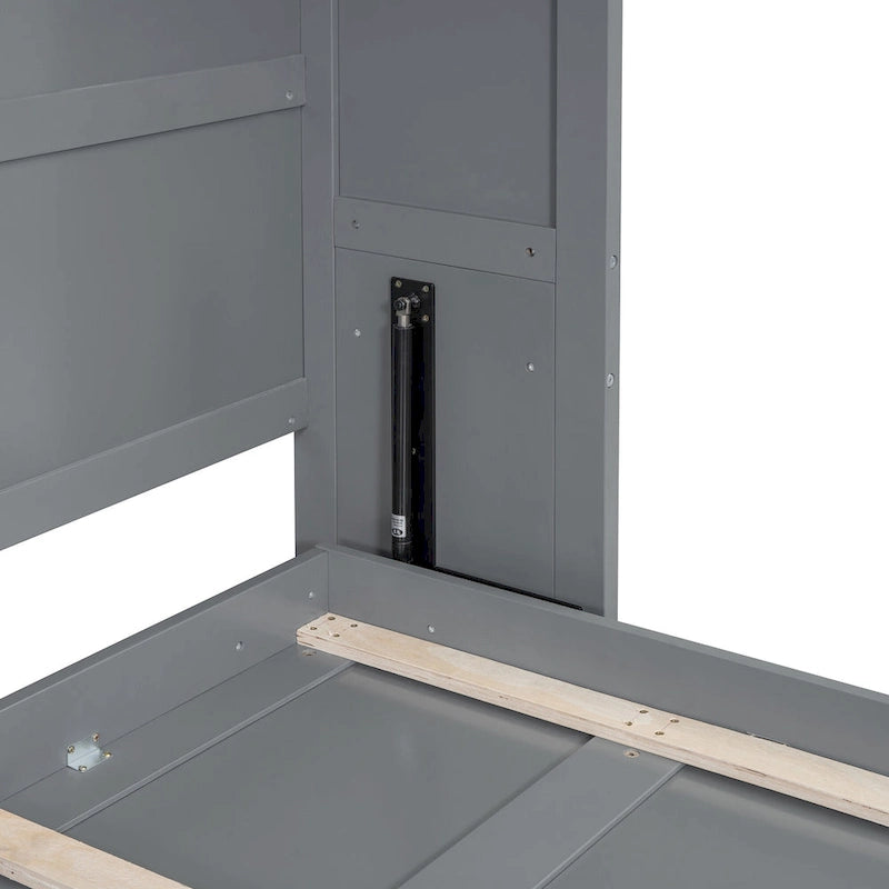 Lit escamotable Queen Smart Murphy avec armoire et rangements, système personnalisable