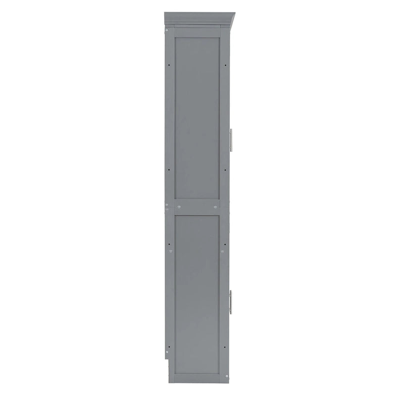 Lit escamotable Queen Smart Murphy avec armoire et rangements, système personnalisable
