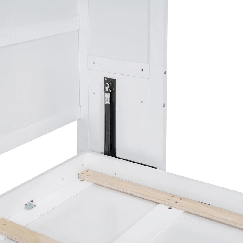 Lit escamotable Queen Smart Murphy avec armoire et rangements, système personnalisable
