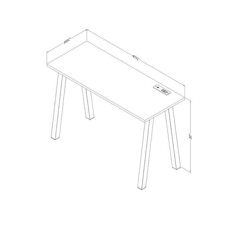 Bureau d'ordinateur South Shore Milestone