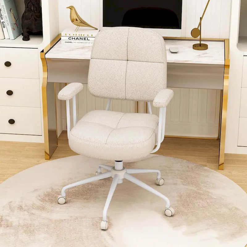 Chaise de bureau Costway en similicuir avec - Voir les détails