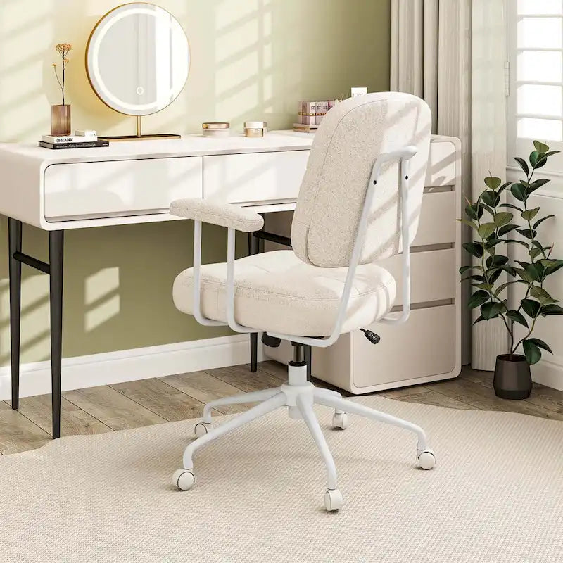 Chaise de bureau Costway en similicuir avec - Voir les détails