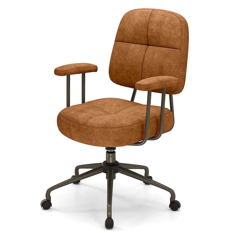 Chaise de bureau Costway en similicuir avec - Voir les détails
