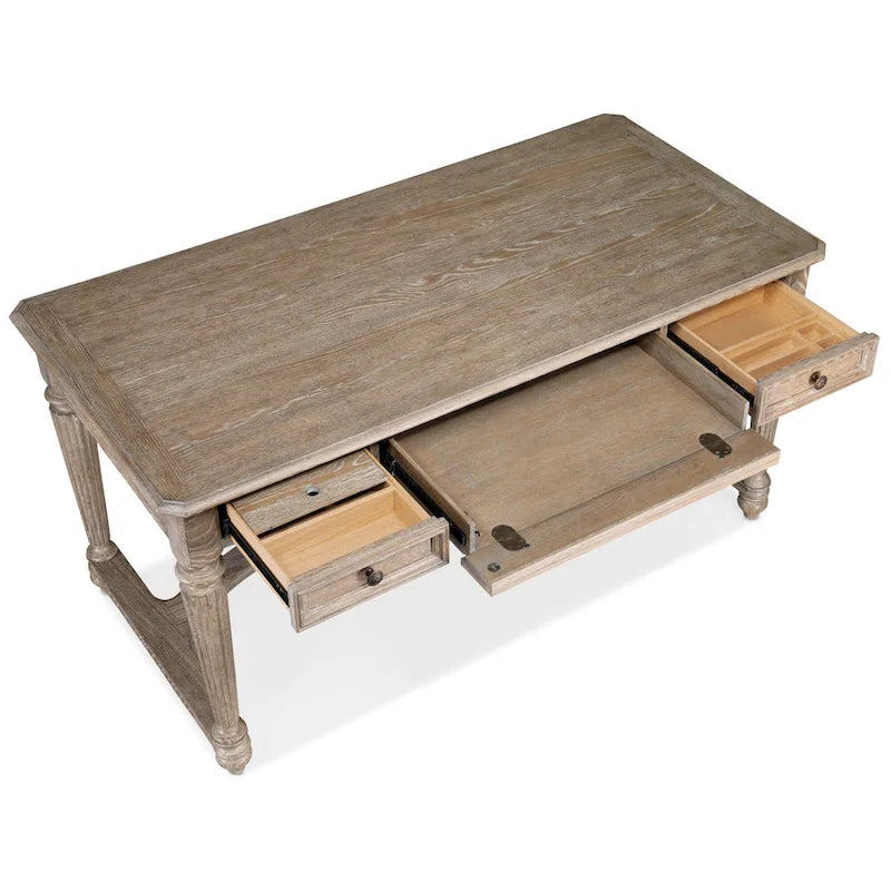 Commode à 3 tiroirs Hooker Furniture 5981-10458 Work Your Way 60 placage chêne