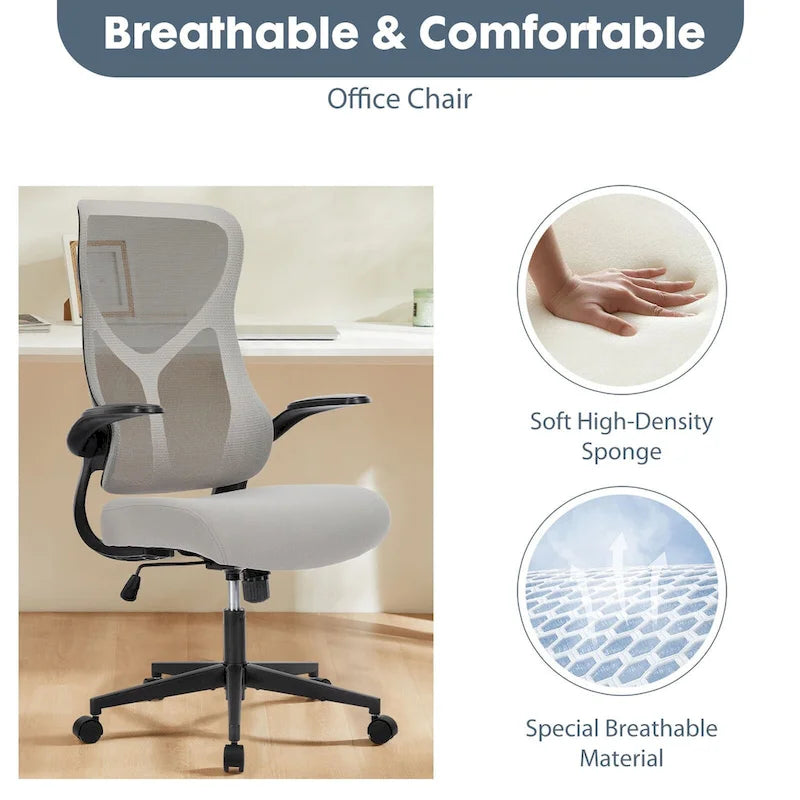 Fauteuil de bureau ergonomique confortable avec fonctions réglables pour un soutien et une détente optimaux.