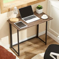 Bureau d'ordinateur pliable Javlergo, bureau d'écriture de 80 cm sans assemblage, table d'ordinateur portable pliable peu encombrante pour bureau à domicile