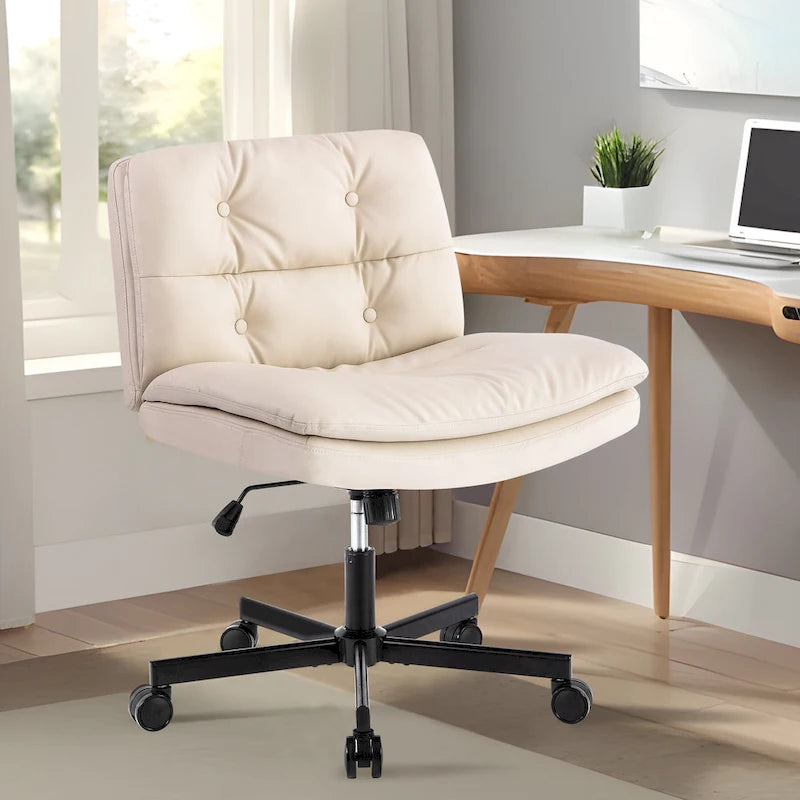Chaise de bureau pivotante à roulettes grande taille 360°