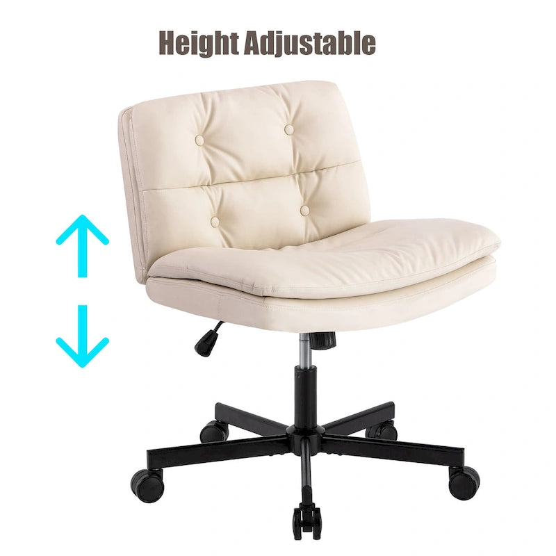 Chaise de bureau pivotante à roulettes grande taille 360°