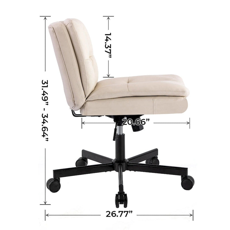 Chaise de bureau pivotante à roulettes grande taille 360°