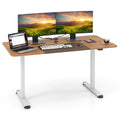 Gymax 55 Bureau Debout Électrique Réglable en Hauteur pour Bureau à Domicile