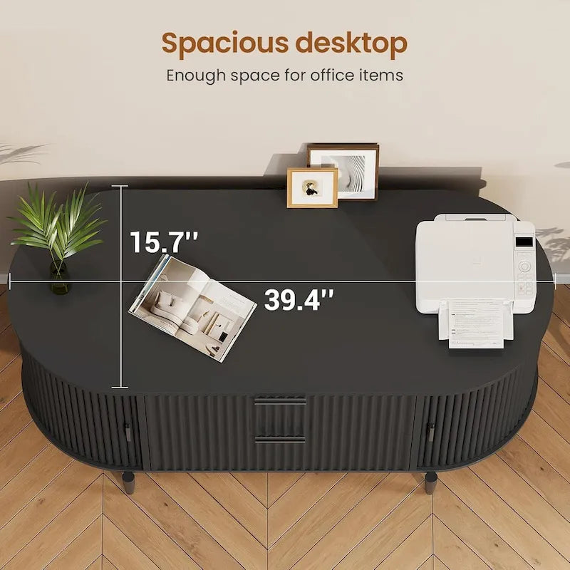 Meuble de classement à 2 tiroirs Meuble de rangement pour bureau à domicile avec 2 portes