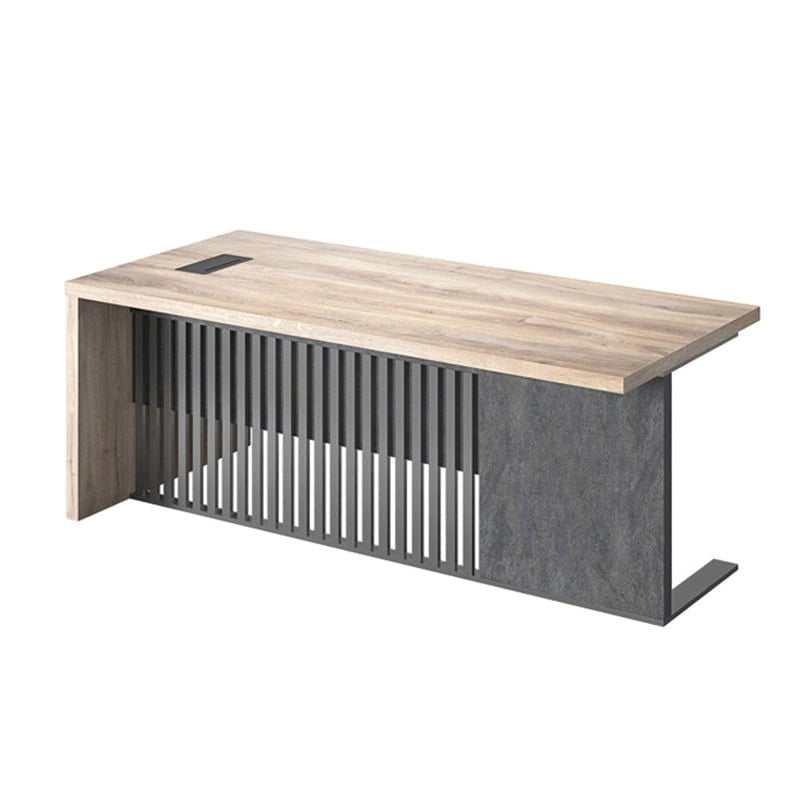 Bureau d'ordinateur de bureau de direction moderne pour le travail et l'écriture