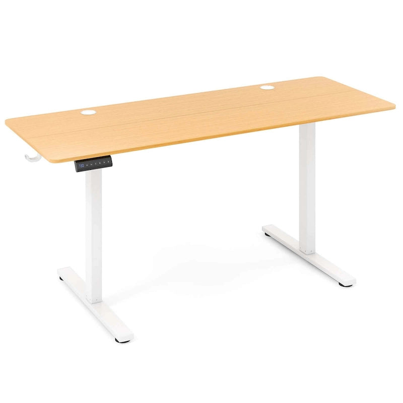 Costway Bureau assis-debout électrique réglable en hauteur 160 x 61 cm - Voir les détails