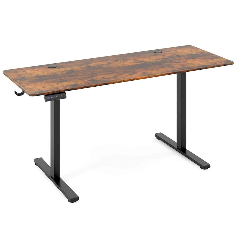 Costway Bureau assis-debout électrique réglable en hauteur 160 x 61 cm - Voir les détails
