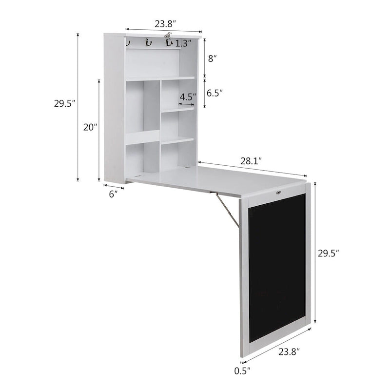 Bureau d'angle en L, bureau d'ordinateur rotatif à 360 degrés avec étagères de rangement, poste de travail avec table d'écriture