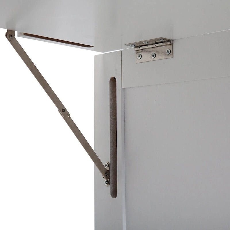 Bureau d'angle en L, bureau d'ordinateur rotatif à 360 degrés avec étagères de rangement, poste de travail avec table d'écriture