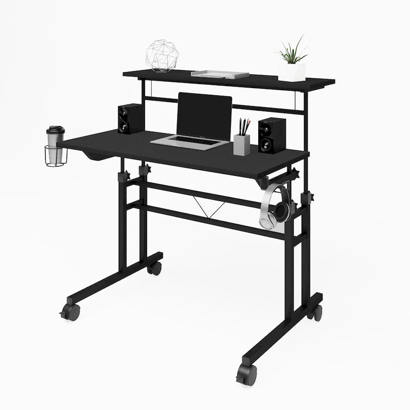 Bureau roulant Techni Mobili avec plateau réglable en hauteur